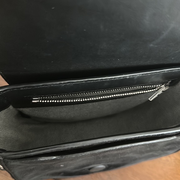 ALEXANDER WANG Mini Lia Suede Saddle Bag - Picture 4 of 10